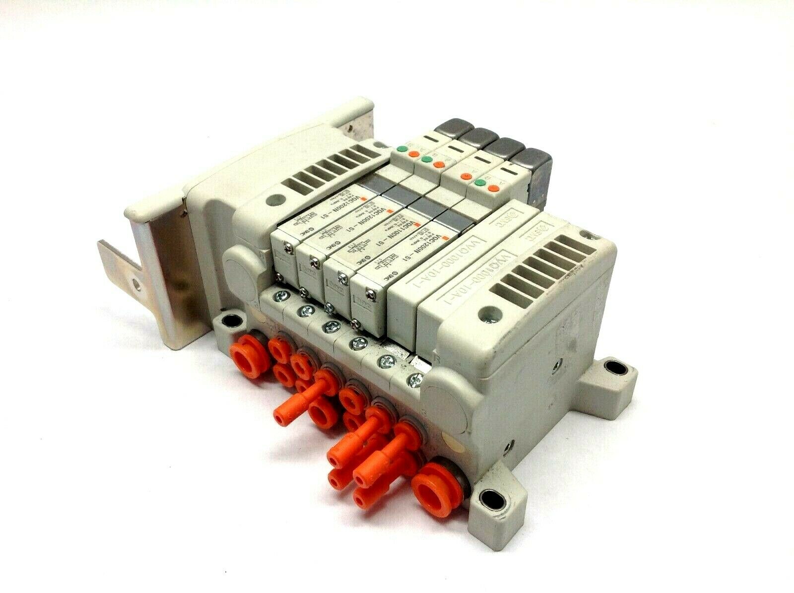 SMC Solenoid Stack 2) VVQ1000-10A-1 Blanks 3) VQC1200N-51 Valves 1) VQC1100N-51 - Maverick Industrial Sales