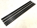 3310T791 Strut Channel Low-Profile Slotted Black STL 4ft Long LOT OF 4 - Maverick Industrial Sales