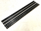 3310T791 Strut Channel Low-Profile Slotted Black STL 4ft Long LOT OF 4 - Maverick Industrial Sales