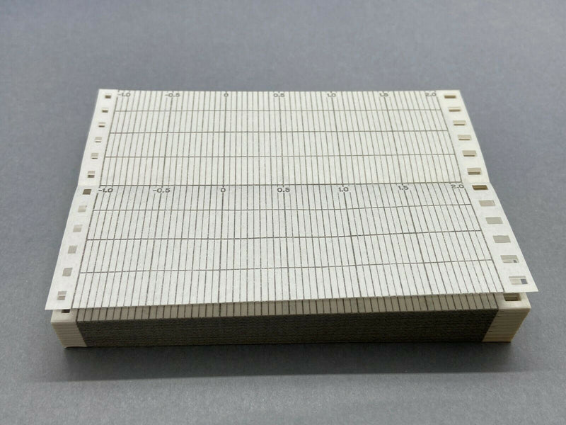 Graphic Controls GC-74325 Fanfold Strip Chart Paper -1.0 to 2.0 Range 31019345 - Maverick Industrial Sales