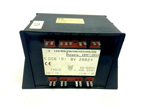 E 006191 BV 29824 A103633 /00019 Transformer - Maverick Industrial Sales