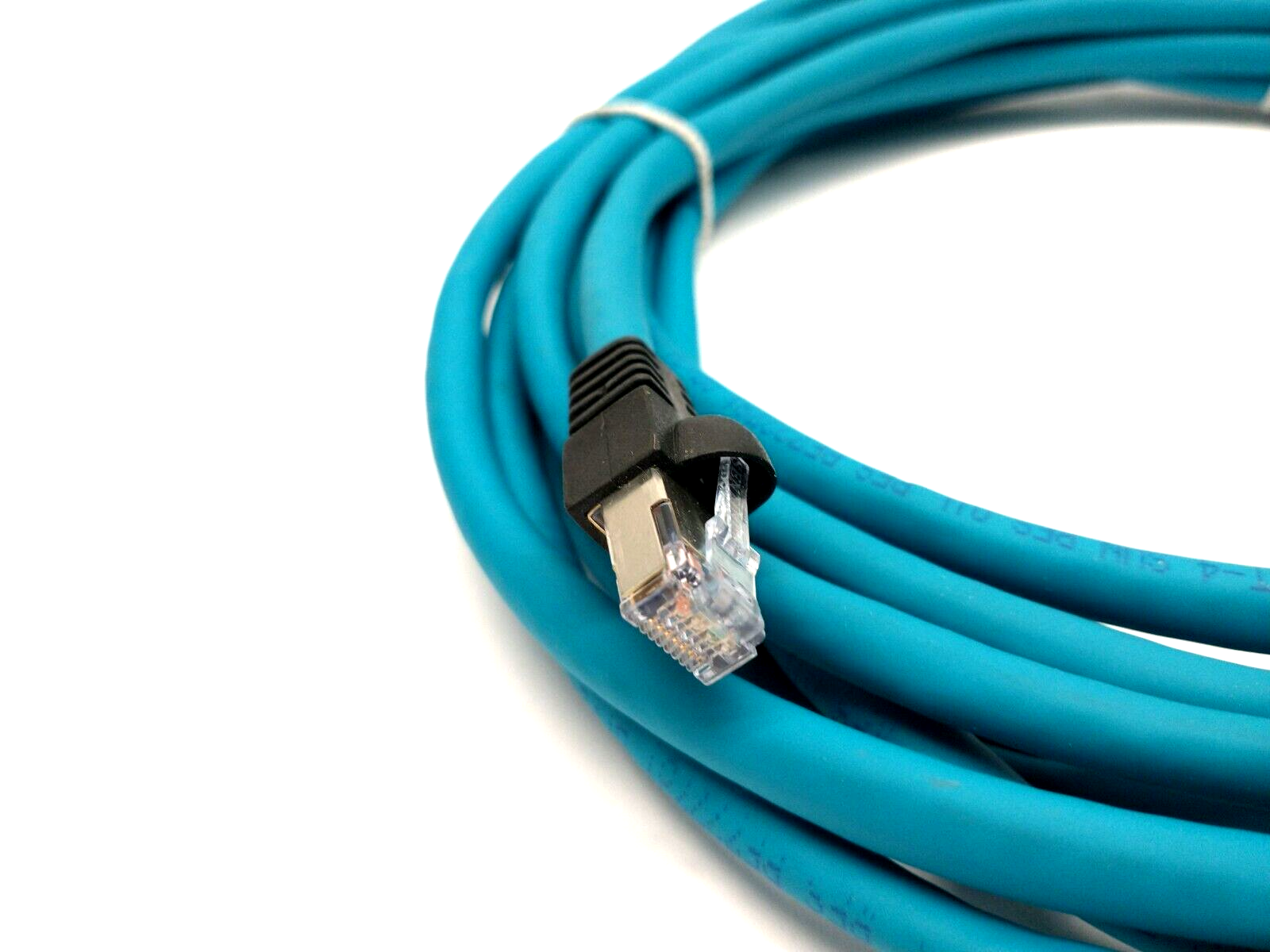 0985 YM57530 104/5M, 900004159 | Lumberg Automation 0985 YM57530 104/5M Ethernet Cable M12 To RJ45 5m 900004159 - New Other - Maverick Industrial Sales