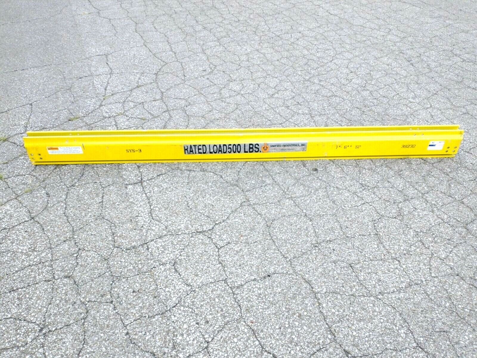 Unified Industries Inc ETA8RW10 Enclosed Rail 500Lbs Load Capacity - Maverick Industrial Sales