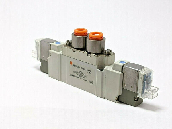 SMC SY5220-5LOZ-N7T-F2 Double Solenoid Valve 5 Port - Maverick Industrial Sales