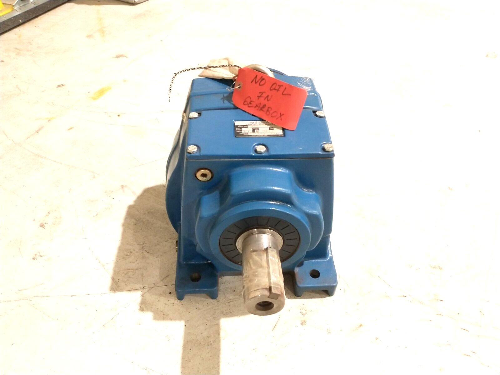 Radicon M082220.BRN-1 Helical In-Line Gearbox/Gear Reducer Unit 20:1 BHQ6340 - Maverick Industrial Sales