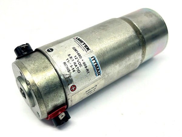 Ametek Pittman GM14904S009-R1 Gearmotor 12VDC 5.9:1 Ratio 1/4" D-Shaped Shaft - Maverick Industrial Sales