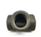 1-1/4" Black Pipe Tee Forged Carbon Steel Class 2,000 - Maverick Industrial Sales