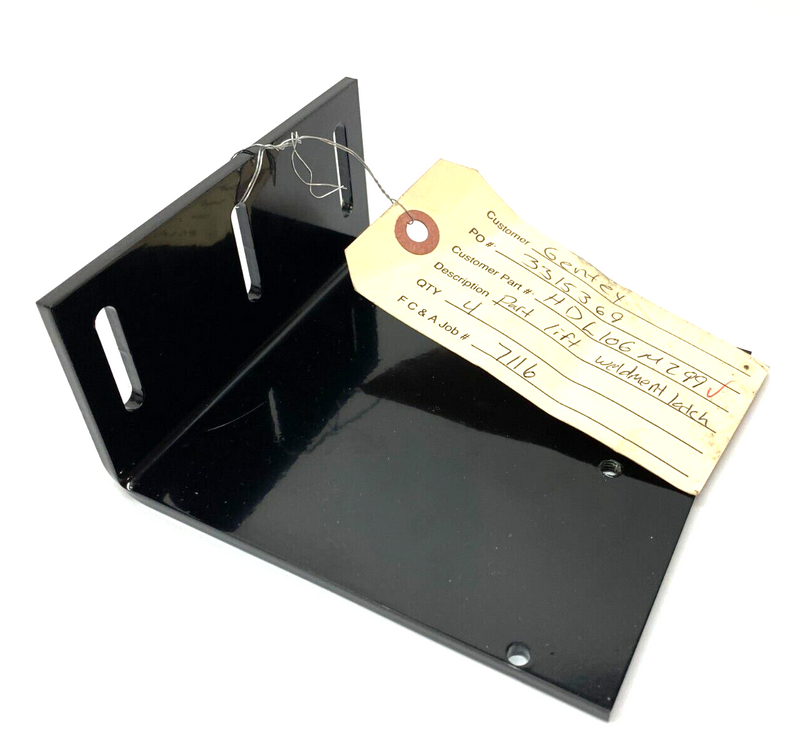 FC&A HDL106 M299 Part Lift Weldment Latch Mount Plate Base Black LOT OF 4 - Maverick Industrial Sales