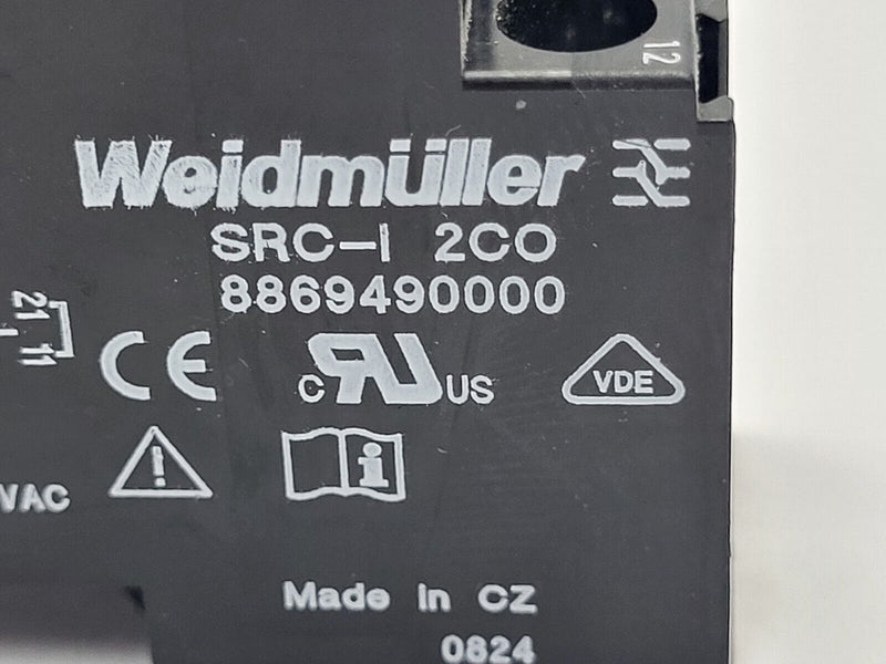 Weidmuller SRC-1 2CO 8869490000 Power Relay RC1424AC4 8870180000 - Maverick Industrial Sales