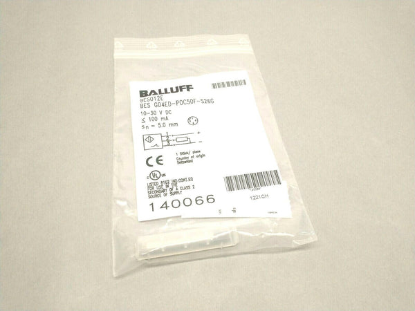 Balluff BES012E Inductive Proximity Sensor BES G04ED-POC50F-S26G - Maverick Industrial Sales