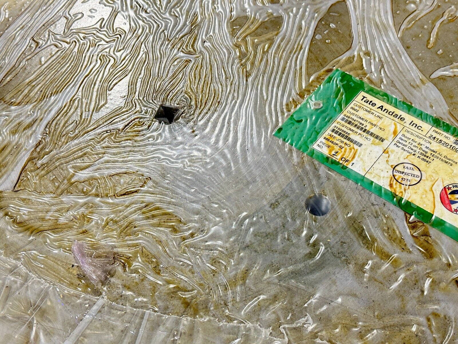 241520100040969 | Tate Andale Door For 24" Model AL Duplex Strainer - New - Maverick Industrial Sales