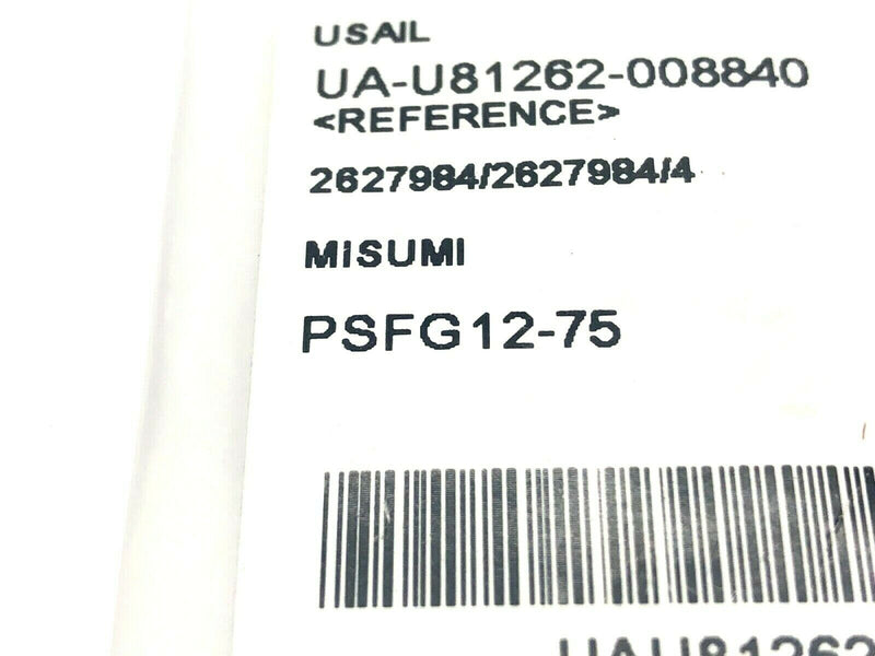 MiSUMi PSFG12-75 Precision Linear Shaft 12mm Shaft Dia. 75mm Length PKG OF 3 - Maverick Industrial Sales