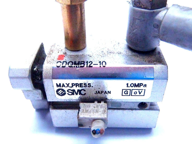 SMC CDQMB12-10 Pneumatic Compact Guide Rod Cylinder 12mm Bore 10mm Stroke - Maverick Industrial Sales