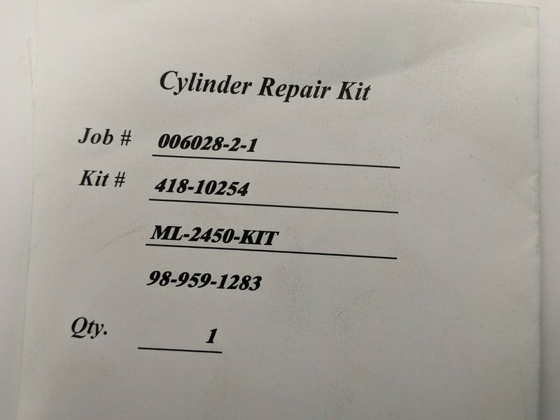 418-10254 Cylinder Repair Kit ML-2450-KIT / 98-959-1283 - Maverick Industrial Sales