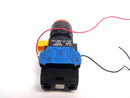 IDEC HW1L-M2F11QDA-24V Orange Pushbutton Switch 10A 440VAC 220VDC - Maverick Industrial Sales