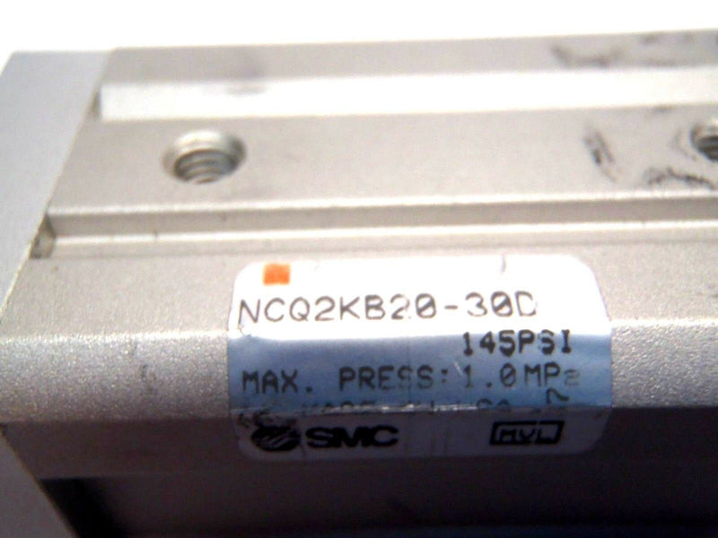 SMC NCQKB20-30D Compact Pneumatic Cylinder 20mm Bore 30mm Stroke - Maverick Industrial Sales
