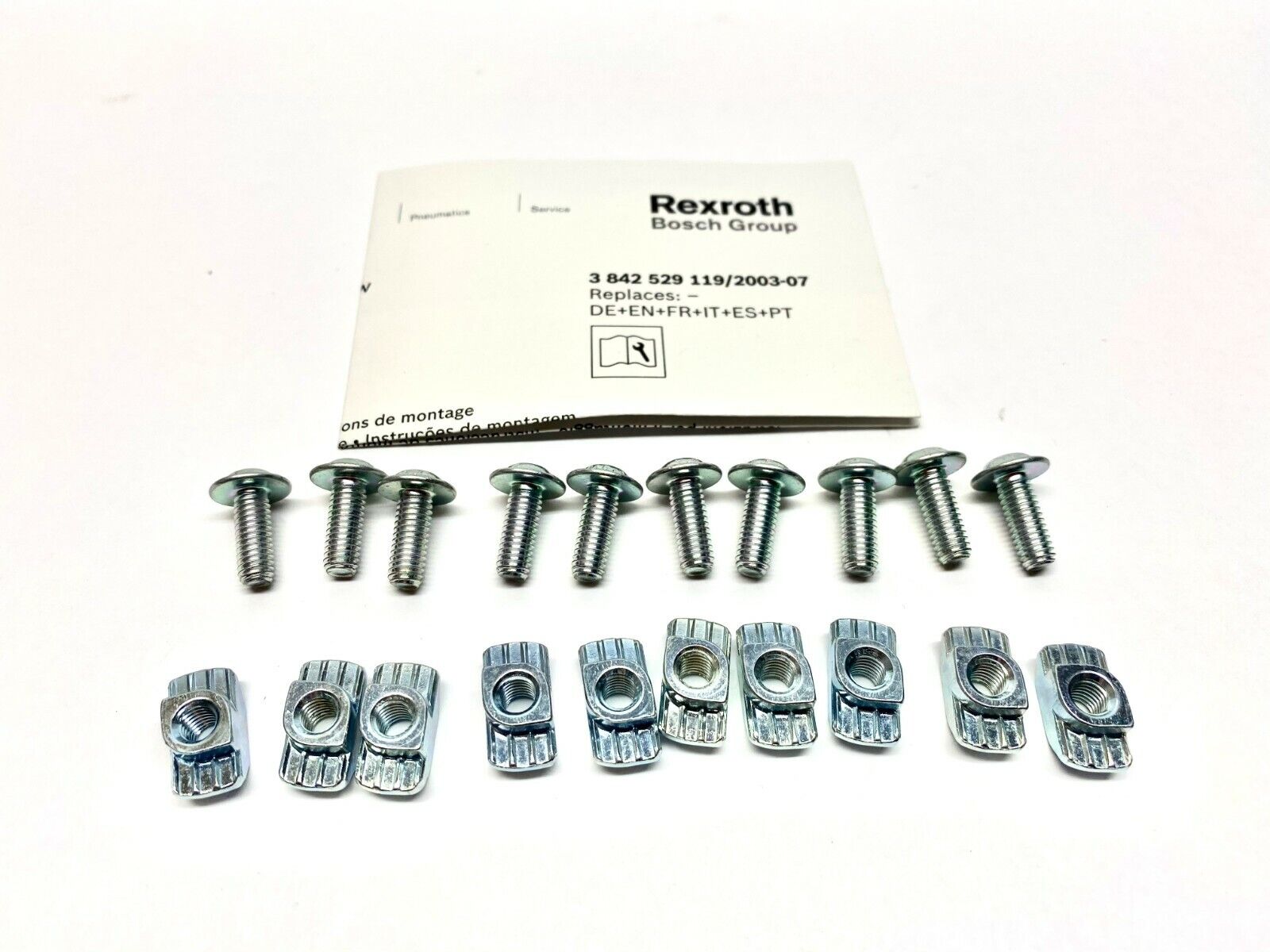 Bosch Rexroth 3842531552 Lateral Guide Support BAG OF 10 - Maverick Industrial Sales