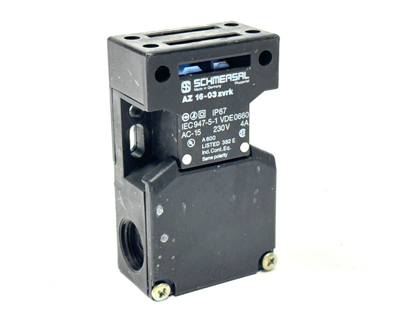 Schmersal AZ 16-12ZVK-M20 Safety Switch 101157371 NO KEY - Maverick Industrial Sales