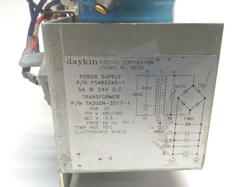 Daykin PS486245-1 Power Supply TA200N-3517-1 Transformer - Maverick Industrial Sales