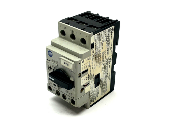 Allen Bradley 140M-C2E-B16 Ser. C Motor Starter w/ 140M-C-AFA11 Aux Contact - Maverick Industrial Sales