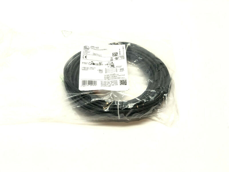 IFM EVC193 Connection Cable 10m Length M12 - Maverick Industrial Sales