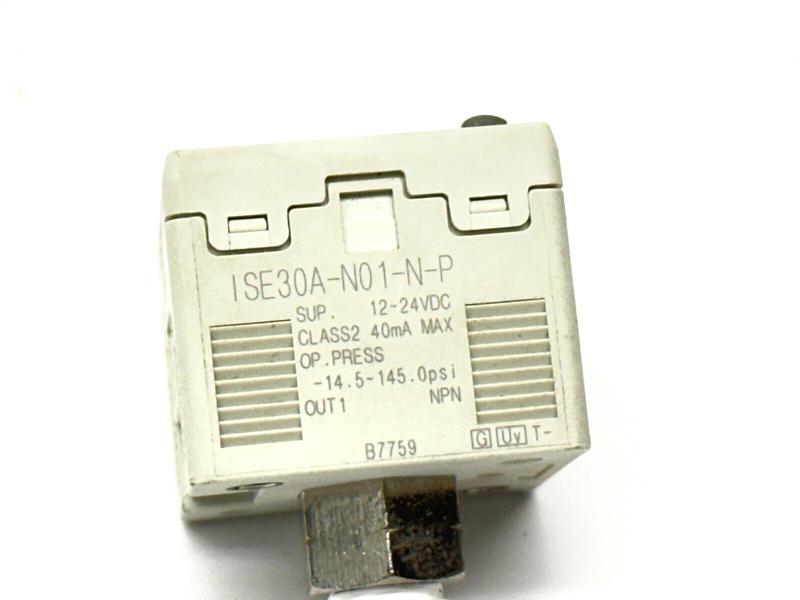 SMC ISE30A-N01-N-P Digital Pressure Switch 40mA 12-24VDC - Maverick Industrial Sales