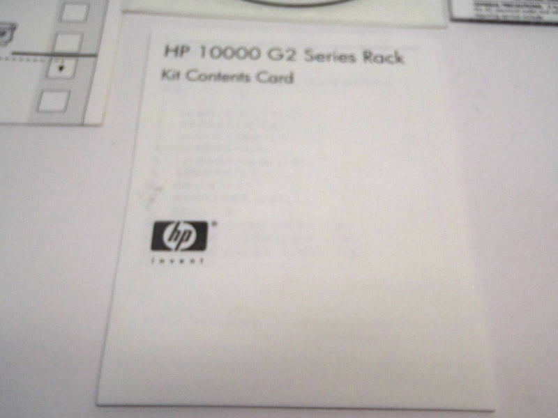 HP 10000 G2 Rack Resource Kit Documentation CD Pack - Maverick Industrial Sales