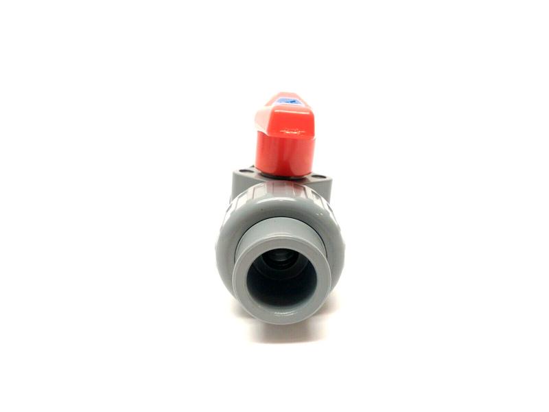 4PGA5 Ball Valve PVC Inline True Union 1/2" Pipe Size, Socket Ends - Maverick Industrial Sales