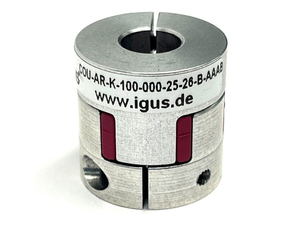 Igus COU-AR-K-100-000-25-26-B-AAAB Claw Coupling for Lead Screw Drives - Maverick Industrial Sales