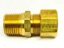 Parker 10MSC8N-B 5/8" OD Compression Tube x 1/2" MNPT Connector Brass - Maverick Industrial Sales