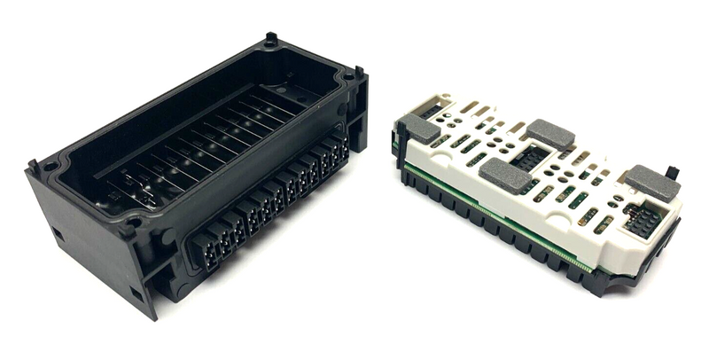 Festo CPX-M-16DE-D Input Module 550202 w/ CPX-GE-EV Interlock Block 195742 - Maverick Industrial Sales