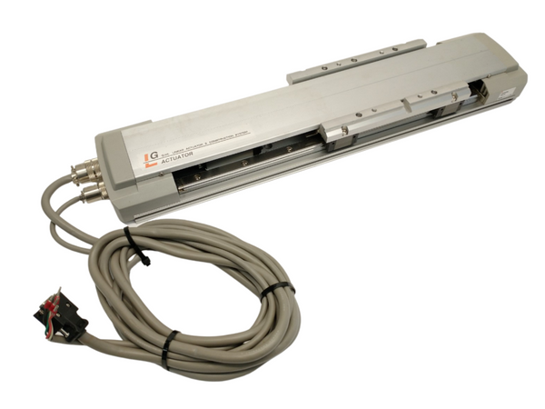 SMC LG1H21821NA-200-F3 Low Profile Electric Linear Actuator w/ Cables - Maverick Industrial Sales