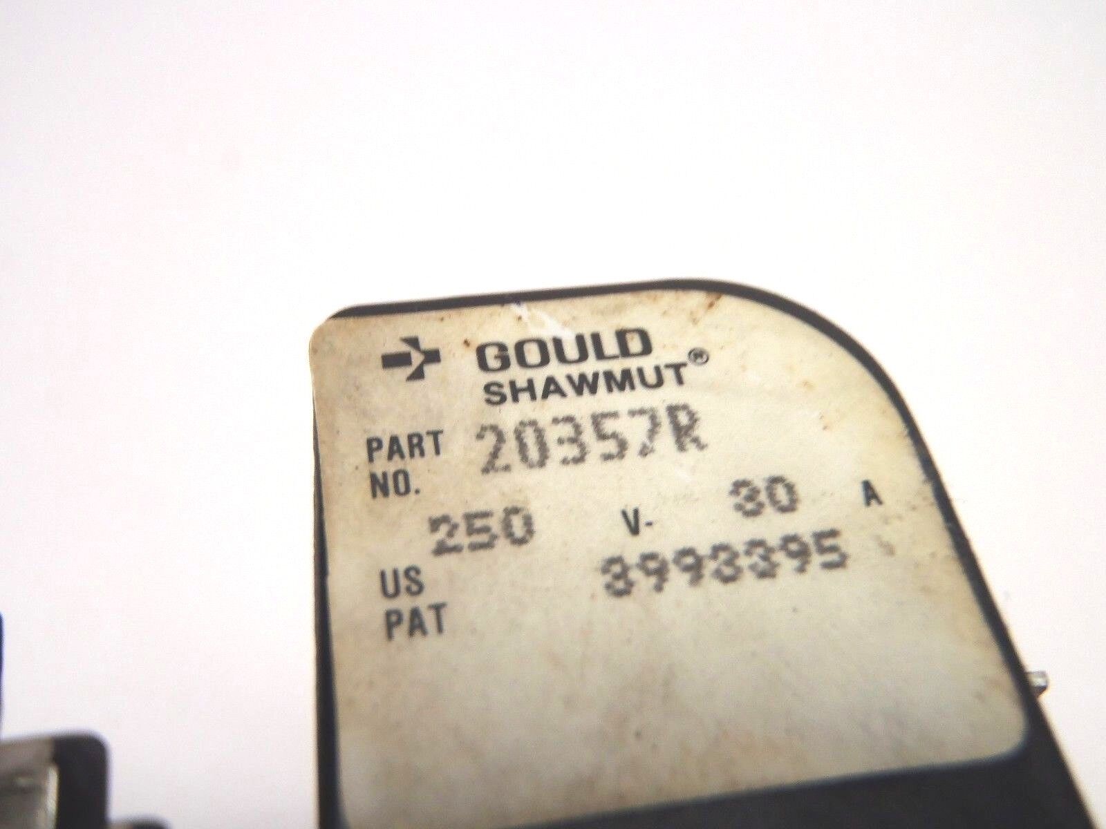 Gould Shawmut 20357R Class R 250V 30A HRC-I *8676 Fuse Holder - Maverick Industrial Sales