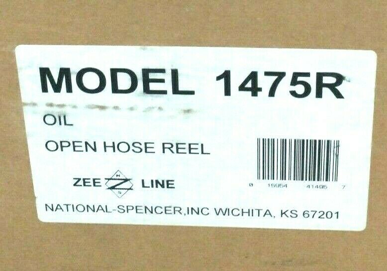 Zee Line 1475R Dual-Arm Open-Hose Oil Reel 32' Long Hose 2500 PSI 1/2" NPT - Maverick Industrial Sales