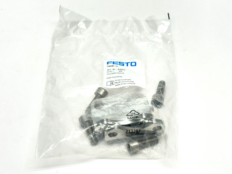 Festo CRHNC-32 Foot Mounting Bracket Hardware 176937 - Maverick Industrial Sales