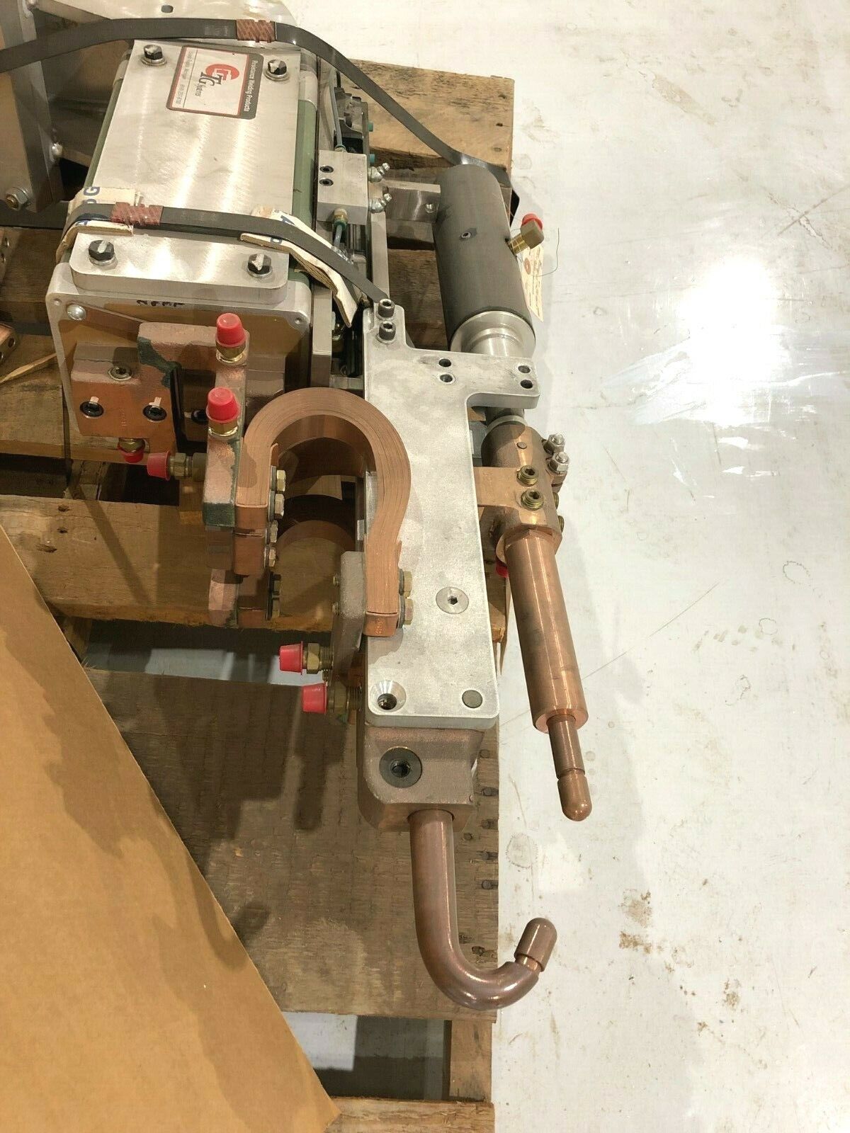 TG Systems GTS-2166 Rev. B Robotic Spot Welder Weld Gun w/ RoMan Transformer - Maverick Industrial Sales
