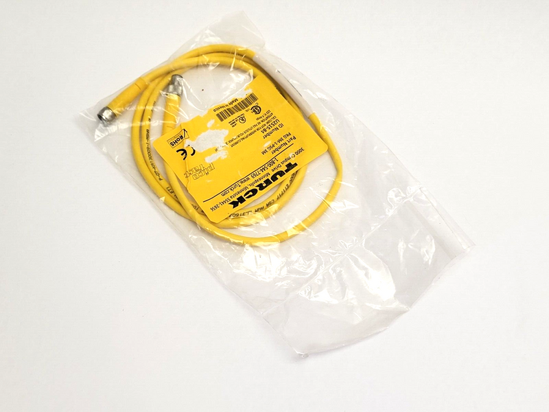 Turck PKG 3M-1-PSG 3M Actuator and Sensor Cordset U2515-84 M8 3-Pin M to F - Maverick Industrial Sales