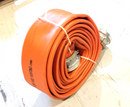 50R450OG 5" Dia. Orange Industrial Supply Hose, Storz Couplings, 50 FOOT 200PSI - Maverick Industrial Sales