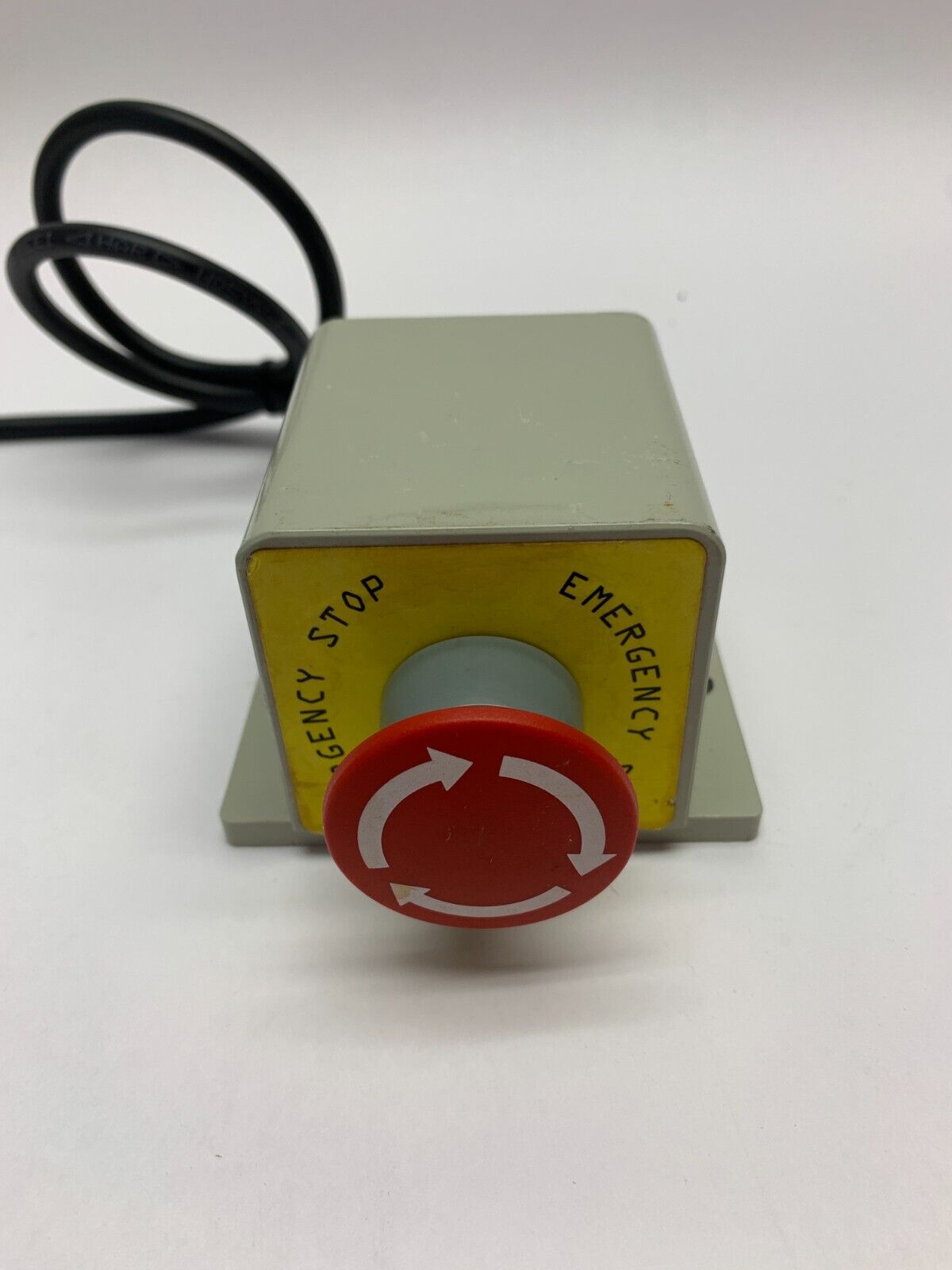 Emergency Stop Mushroom Head Push Button w/ Beige Enclosure - Maverick Industrial Sales