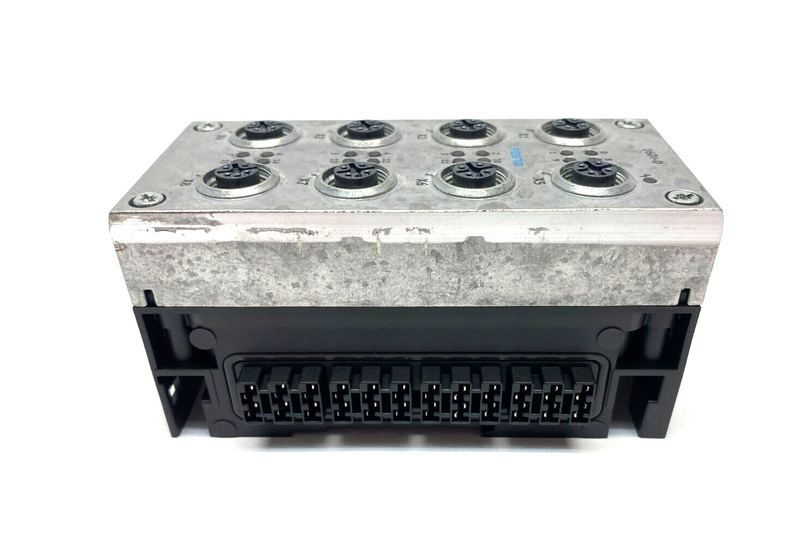 Festo CPX-M-AB-8-M12X2-5POL Manifold Block 549335 w/ CPX-GE-EV Interlink Block - Maverick Industrial Sales