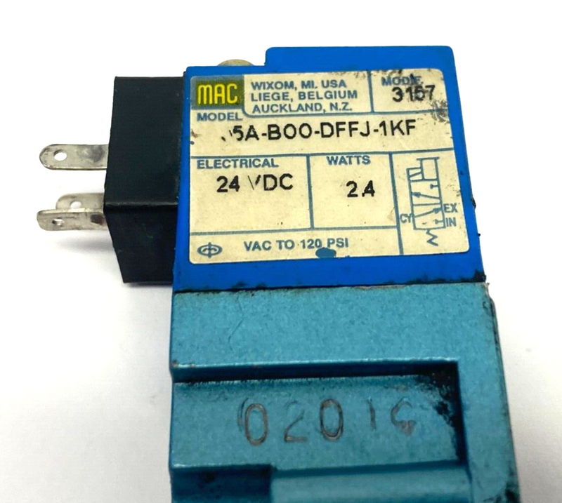 MAC Valves 35A-B00-DFFJ-1KF Direct Solenoid Operated 3-Way Poppet Valve - Maverick Industrial Sales