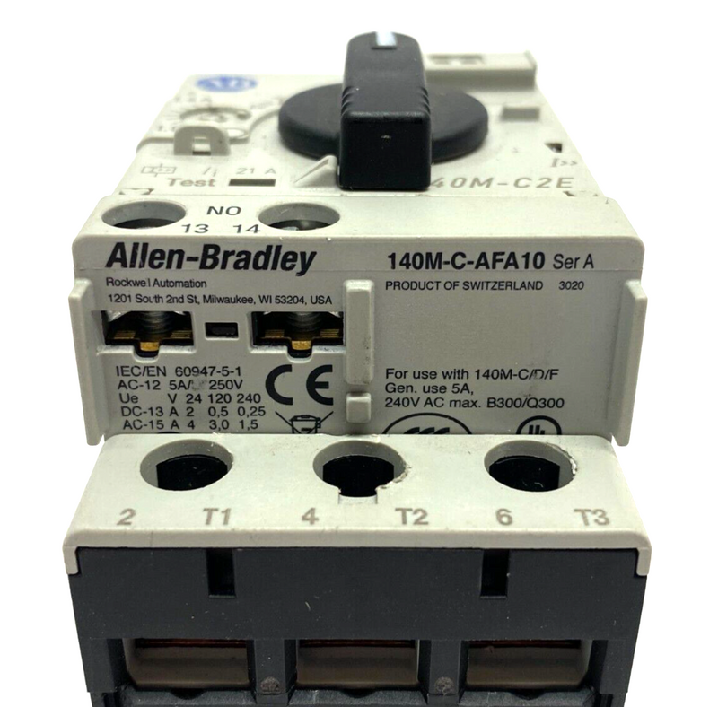 Allen Bradley 140M-C2E-B16 Ser. C Motor Circuit Breaker 140M-C-AFA10 Contactor - Maverick Industrial Sales