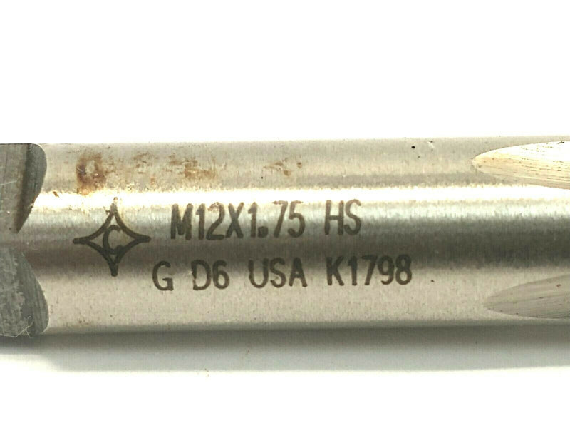 Cleveland C54690 M12x1.75 HSGT Straight 4-Flute D-6 Plug Hand Tap 1002 PACK OF 5 - Maverick Industrial Sales
