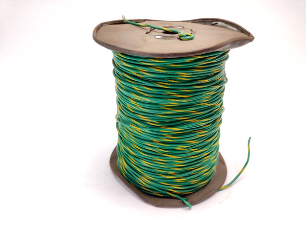 E132813 Green/Yellow 600V 20 AWG Wire, 8lb Spool - Maverick Industrial Sales