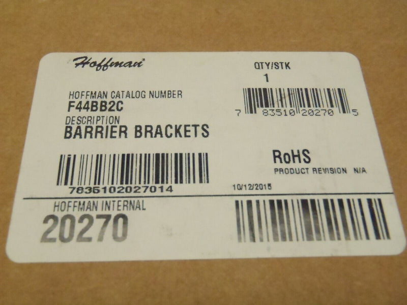 Hoffman F44BB2C Barrier Brackets Qty 5 20270 - Maverick Industrial Sales