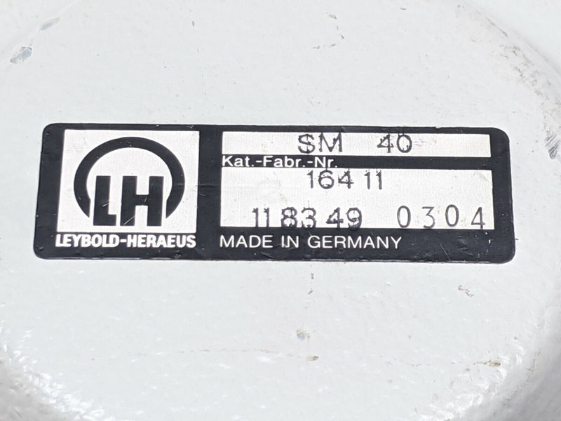 Leybold-Heraeus SM 40 Diaphragm Pressure Switch 16411 118349 0304 - Maverick Industrial Sales