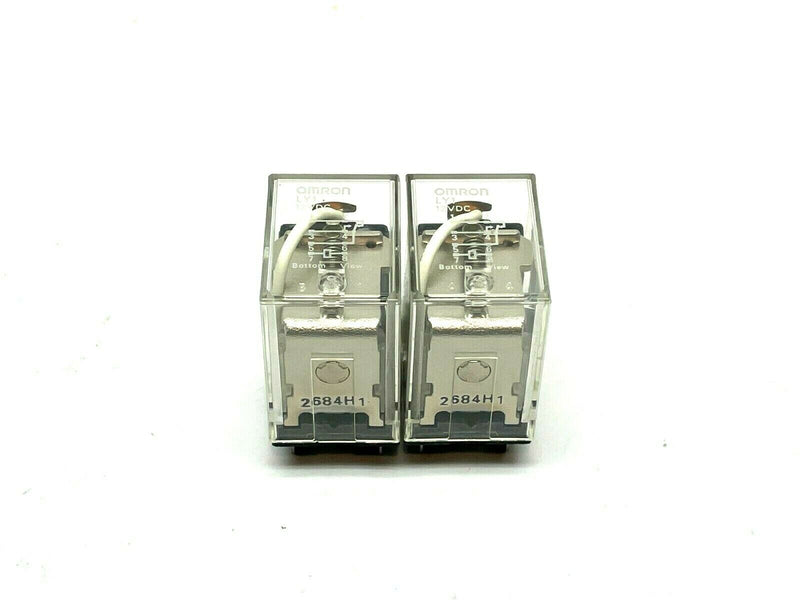 Omron LY1 Plug-In Relay 12VDC LOT OF 2 - Maverick Industrial Sales