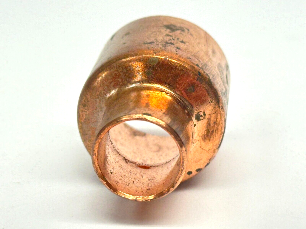 2 Pack Nibco 600, 3/4 In. x 1/2 In. Reducing Copper Coupling with Stop 2 Pack Nibco 600, 3/4 In. x 1/2 In. Reducing Copper Coupling with Stop