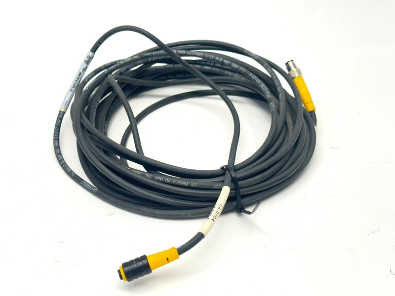 Turck PKG 3Z-8-PSG 3M/S90 Double Ended Cordset F M8 Snap-Lock/M8 M 3-Pin U-56946 - Maverick Industrial Sales