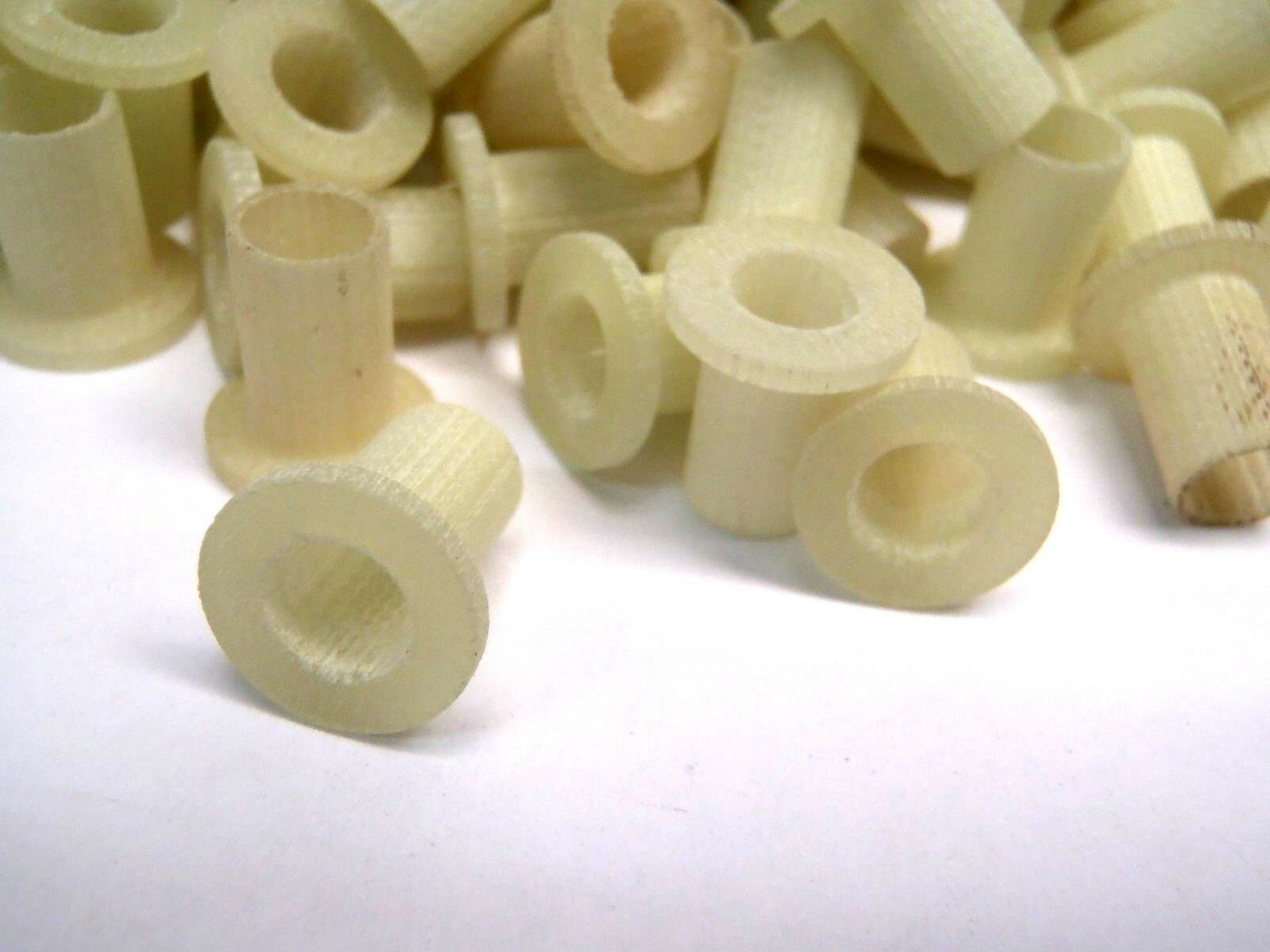 Lot of (170) 3700-20-2509 Kickless Cable Screw Insulators 7.9375mm OD x 10mm - Maverick Industrial Sales
